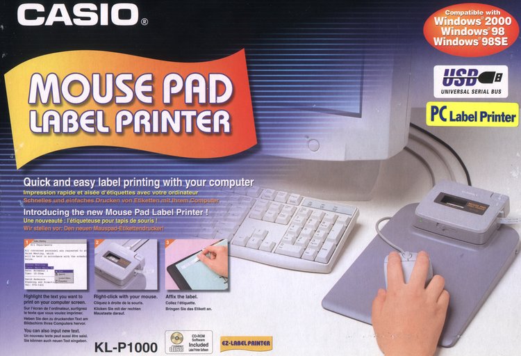 Casio Mouse Pad Label Printer Kl P1000 Driver For Mac